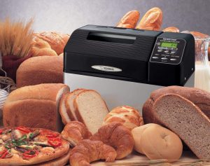 bread machine with variety of made bread